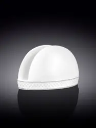 Салфетница с платиной, Wilmax, Diamond, 12x7.5 см