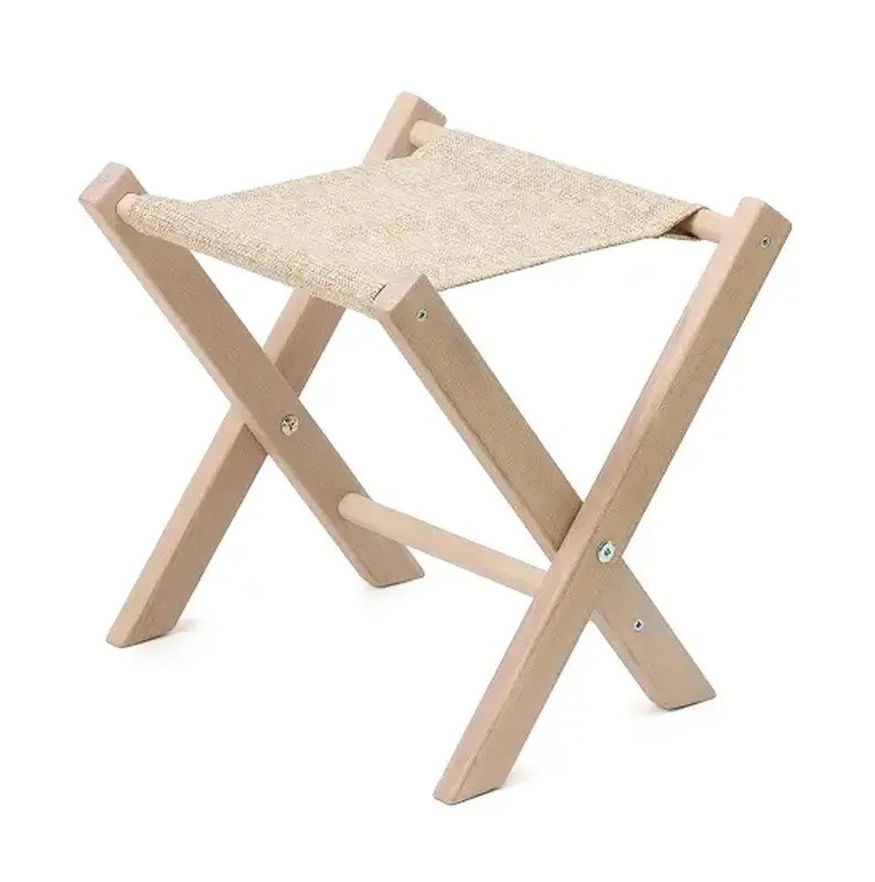 Подставка под сумку RestoTouch Wood В12, Dl, выбеленный дуб, бежевая рогожка