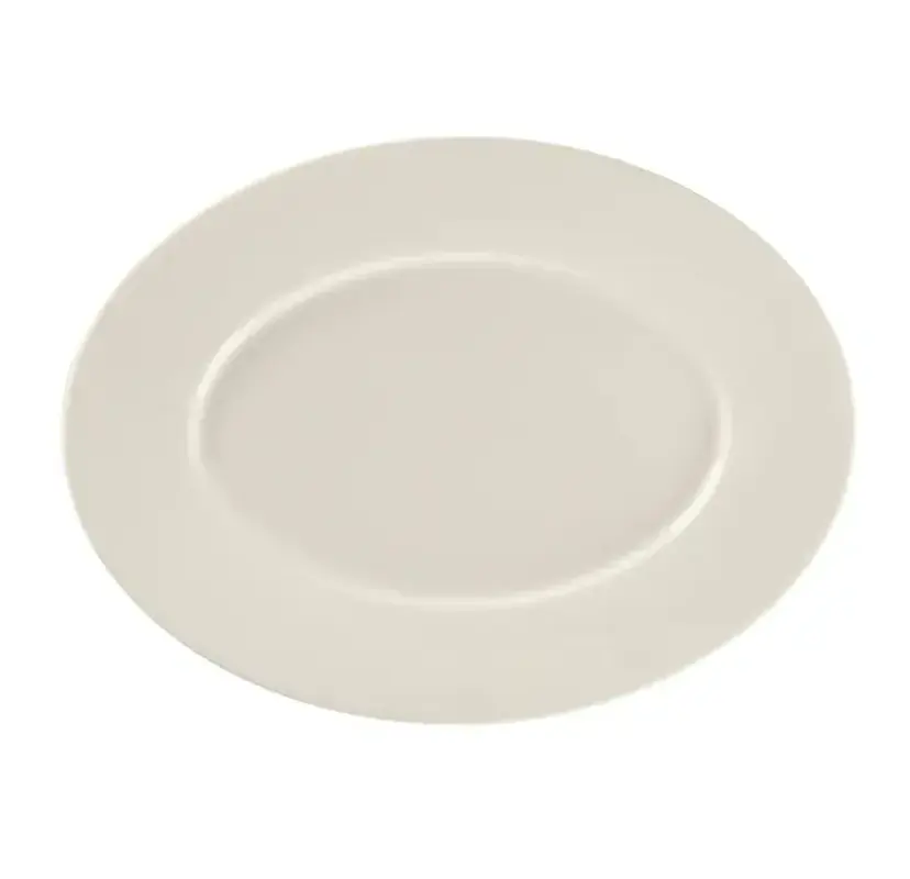 Тарелка овальная RAK Porcelain Fedra 34х25 см с бортом