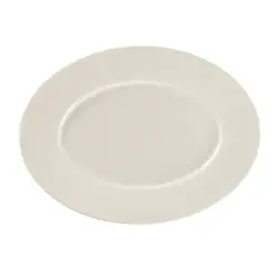 Тарелка овальная RAK Porcelain Fedra 34х25 см с бортом