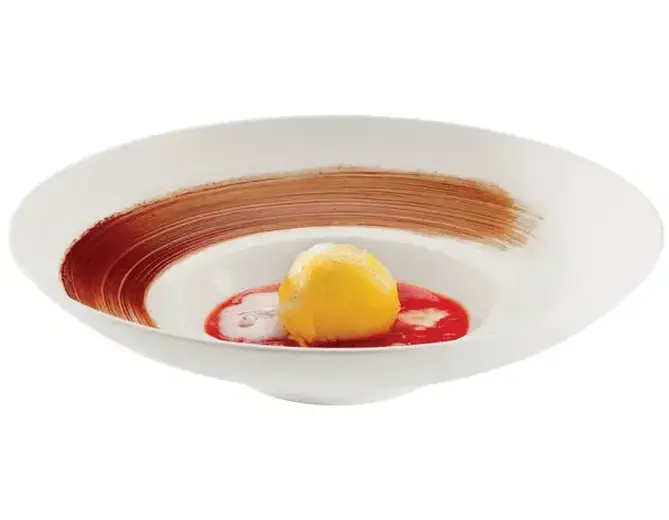 Тарелка круглая глубокая RAK Porcelain Fine Dine Gourmet 26 см