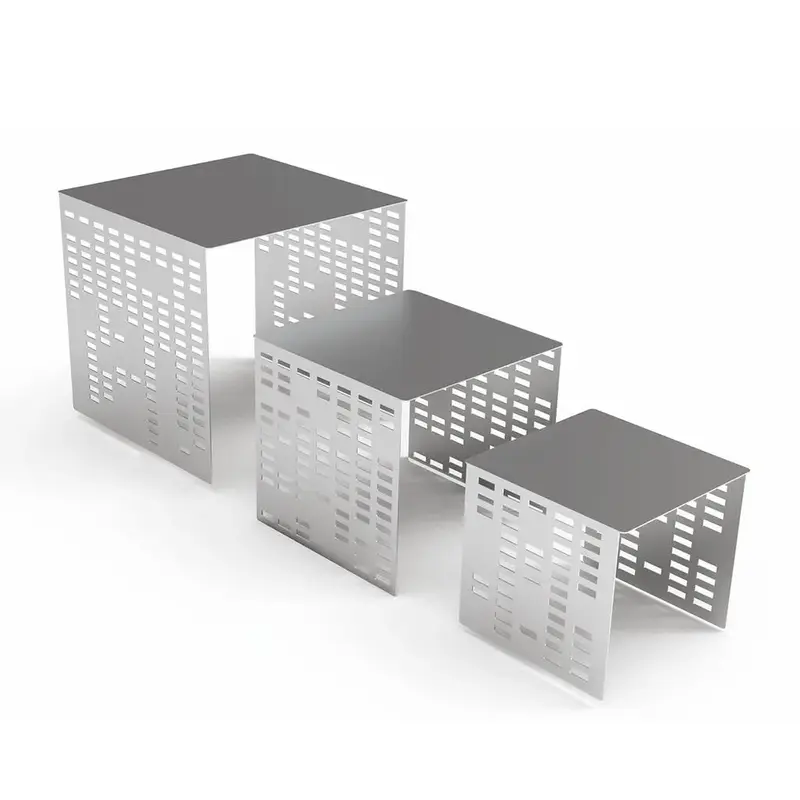 Подставка фуршетная P.L. Proff Cuisine 16*16 см h16 см перфорация