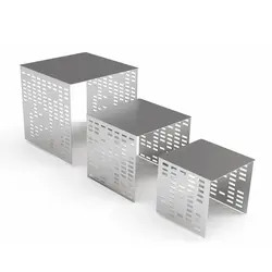 Подставка фуршетная P.L. Proff Cuisine 16*16 см h16 см перфорация