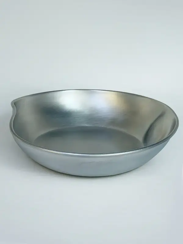 Gibco Тарелка полуглубокая 20 см "Арго Флекс", алюминиевая, мятая с кантом, 1000 мл