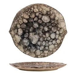 Блюдо для подачи 30,5*28,7 см h3,3 см Pebbles Clear Ice Dark Gray Frutti di Mare P.L.