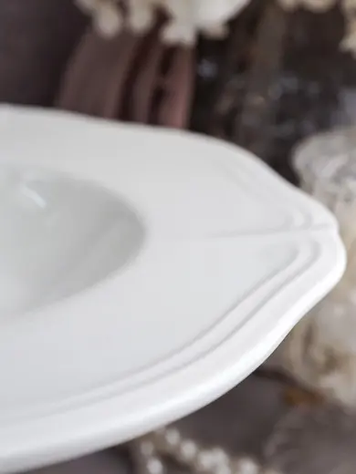 Тарелка глубокая, CASA DI FORTUNA, Grazia, d 24,5 см h 4,3 см, 280 мл