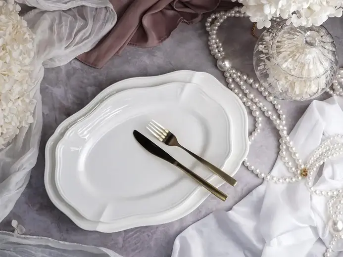 Блюдо овальное, Casa di Fortuna, Grazia, 38x26,5 см h 3,3 см