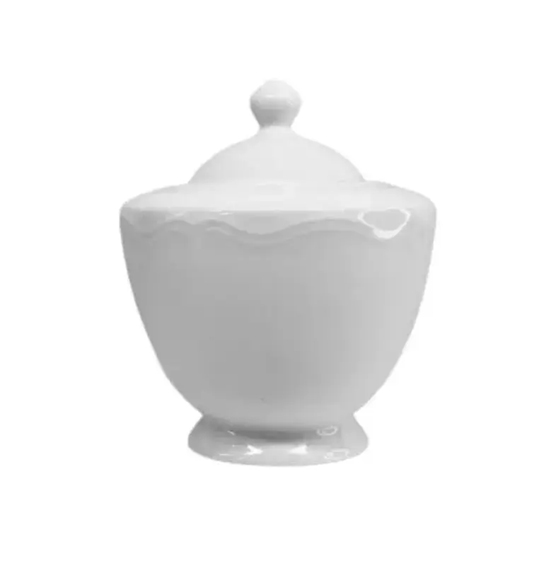 Сахарница с крышкой, Casa di Fortuna, Grazia, 350 мл, d 10,2 см h 12,5 см