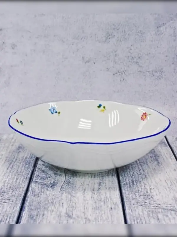 Салатник, Casa di Fortuna, Grazia с деколью Цветы, 1000 мл