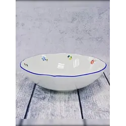 Салатник, Casa di Fortuna, Grazia с деколью Цветы, 1900 мл