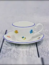 Чашка, Casa di Fortuna, Grazia с деколью Цветы, 220 мл