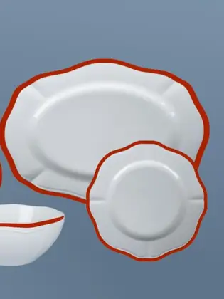 Grazia с красным кантом