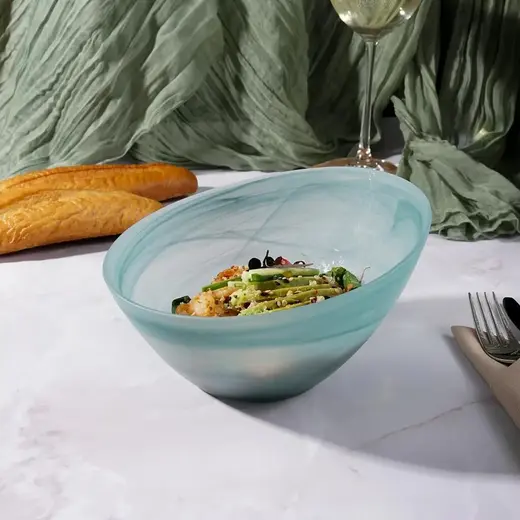 Салатник P.L. Proff Cuisine Green Sky 700 мл d 18 см h10 см матовое стекло