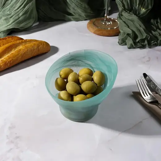 Салатник P.L. Proff Cuisine Green Sky 350 мл d 12,5 см h10 см матовое стекло