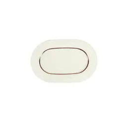 Блюдо овальное, Porland, Halo Bronze, 34 см