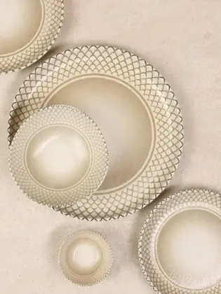 Stoneware Hexa