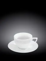 Чашка для капучино и блюдце, Wilmax, Julia, 170 мл