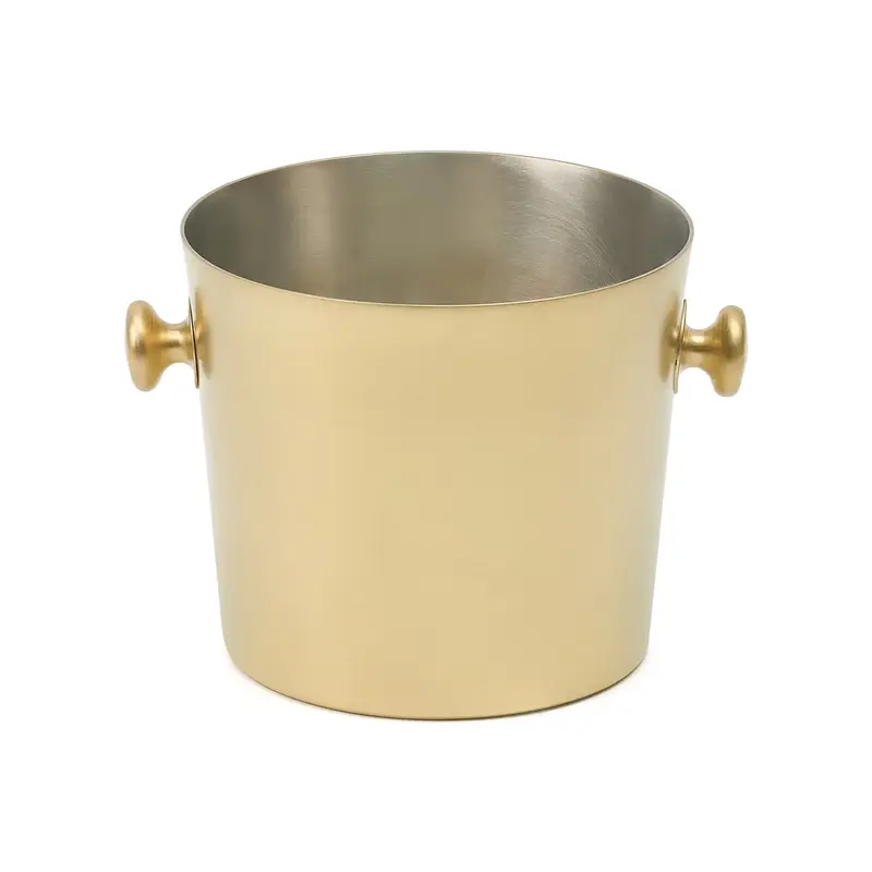 Gibco Ведро для подачи льда "Брасс", латунное, с лужением внутри, 13х12 см