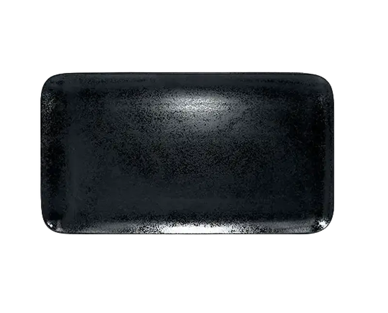 Тарелка прямоугольная RAK Porcelain Karbon 38х21 см плоская