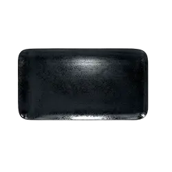 Тарелка прямоугольная RAK Porcelain Karbon 38х21 см плоская