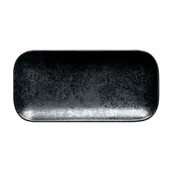 Тарелка прямоугольная RAK Porcelain Karbon 22х11 см плоская