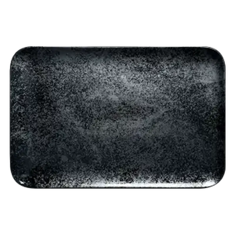 Тарелка прямоугольная RAK Porcelain Karbon 33х22 см плоская