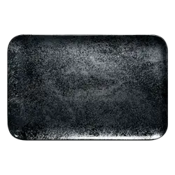 Тарелка прямоугольная RAK Porcelain Karbon 33х22 см плоская