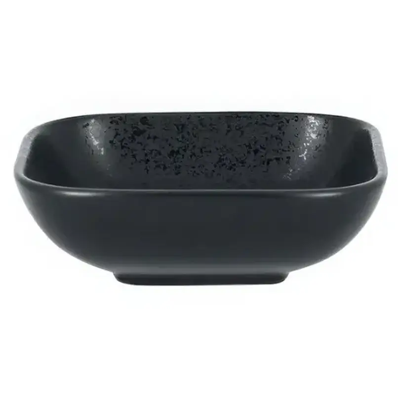 Тарелка квадратная RAK Porcelain Karbon 15см глубокая