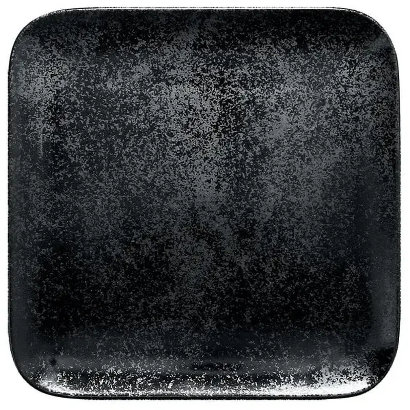 Тарелка квадратная RAK Porcelain Karbon 33 см плоская