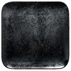 Тарелка квадратная RAK Porcelain Karbon 11 см плоская