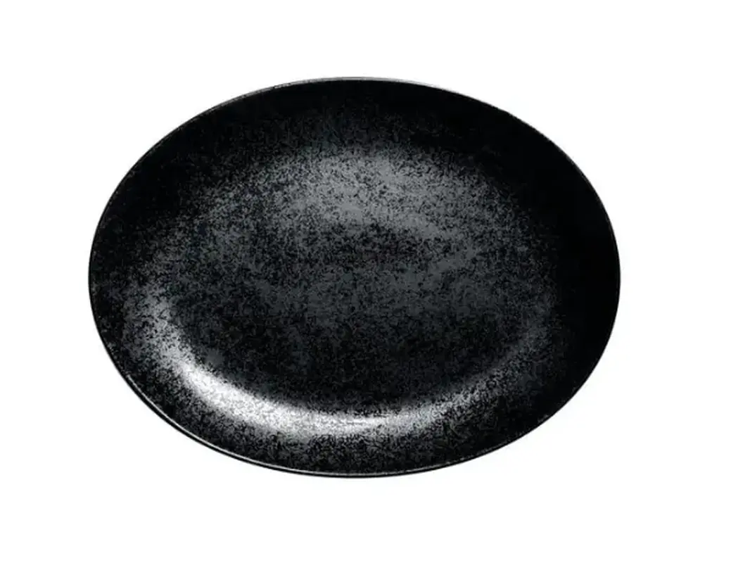 Тарелка овальная RAK Porcelain Karbon 32х23 см плоская