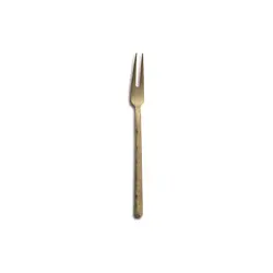 Вилка десертная с 2-мя зубцами, COMAS, Kodai 18% Vintage Gold