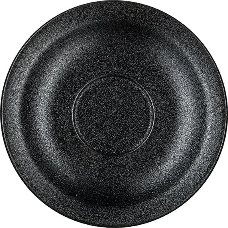 Блюдце Kunstwerk Kunstwerk Black d160 5.6 см