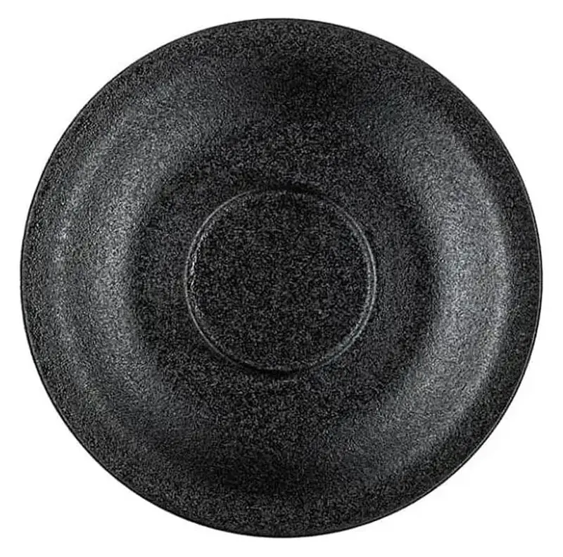 Блюдце Kunstwerk Kunstwerk Black d140 5.2 см