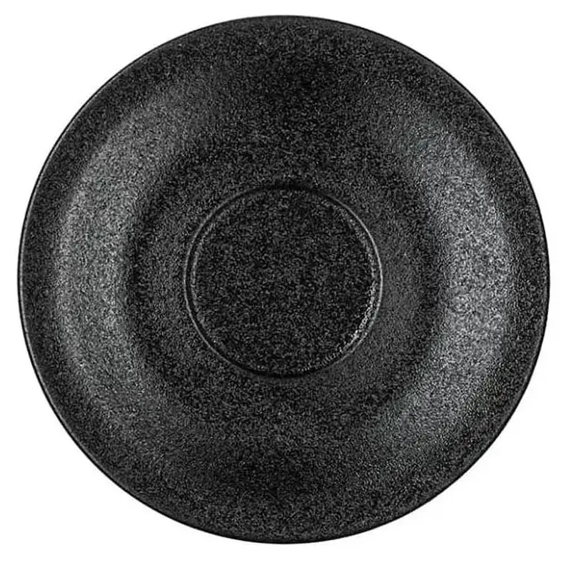 Блюдце Kunstwerk Kunstwerk Black d120 4.2 см