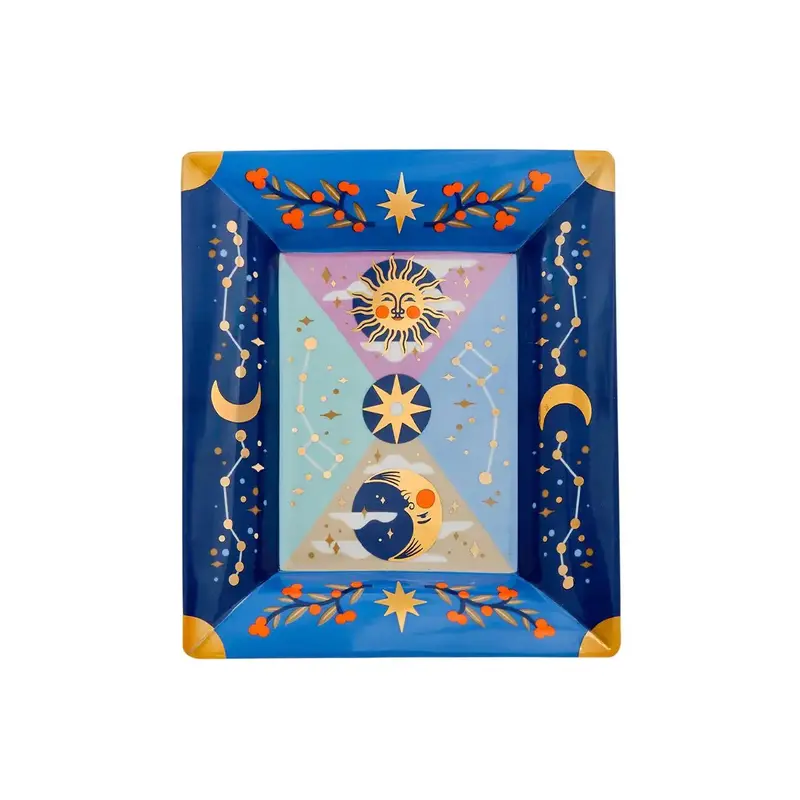 Блюдо прямоугольное, Bitossi, L'Astrologia, 20,5x17 см