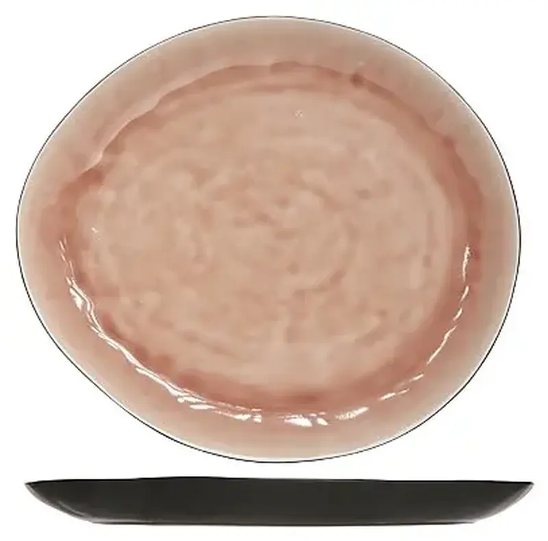 Блюдо овальное 32,5x28,5 см h 3 см, LAGUNA OLD ROSE