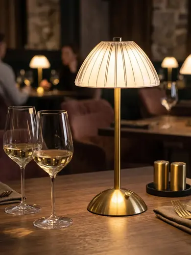 Лампа настольная, MGline, LED ENGLISH STYLE, 15x30 см, 3 цвета, сенсорная регулировка яркости