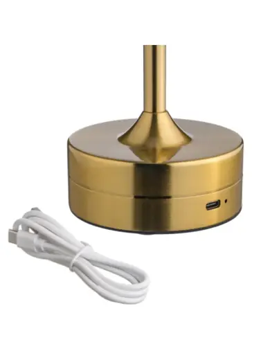 Лампа настольная, MGline, LED HIGH-TECH, 13x28 см, 3 цвета, сенсорная регулировка яркости