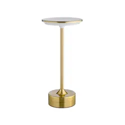 Лампа настольная, MGline, LED HIGH-TECH, 13x28 см, 3 цвета, сенсорная регулировка яркости