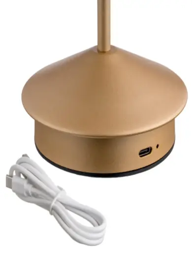 Лампа настольная, MGline, LED PINE, 11x30 см, 3 цвета, сенсорная регулировка яркости