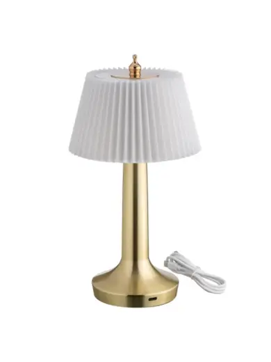 Лампа настольная, MGline, LED PINE, 13.5x26.5 см, 3 цвета, сенсорная регулировка яркости, Белый