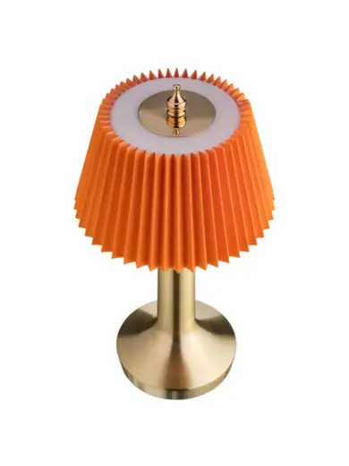 Лампа настольная, MGline, LED PINE, 13.5x26.5 см, 3 цвета, сенсорная регулировка яркости, Оранжевый