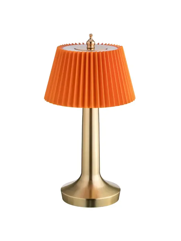 Лампа настольная, MGline, LED PINE, 13.5x26.5 см, 3 цвета, сенсорная регулировка яркости, Оранжевый