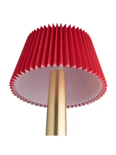 Лампа настольная, MGline, LED PINE, 13.5x26.5 см, 3 цвета, сенсорная регулировка яркости, Красный