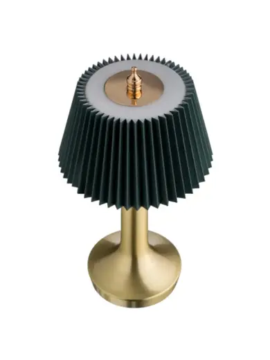 Лампа настольная, MGline, LED PINE, 13.5x26.5 см, 3 цвета, сенсорная регулировка яркости, Зеленый