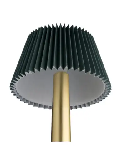 Лампа настольная, MGline, LED PINE, 13.5x26.5 см, 3 цвета, сенсорная регулировка яркости, Зеленый