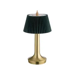 Лампа настольная, MGline, LED PINE, 13.5x26.5 см, 3 цвета, сенсорная регулировка яркости, Зеленый