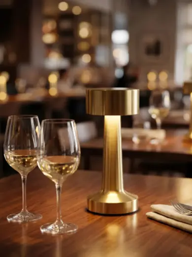 Лампа настольная, MGline, LED SIMPLE, 9x21.5 см, 3 цвета, сенсорная регулировка яркости