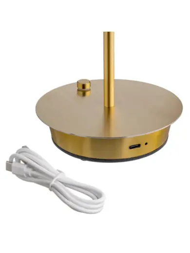 Лампа настольная, MGline, LED TECHNO, 11x26 см, 3 цвета, сенсорная регулировка яркости